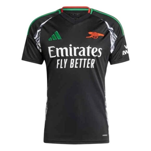 Adidas Arsenal 24/25 Away Jersey in Black - Size Small